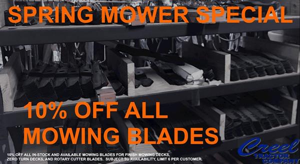 SPRING MOWING SPECIAL
